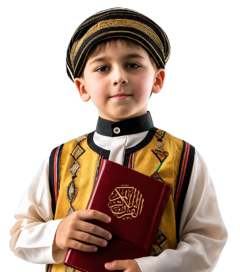 Student learning Quran